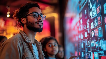 Passionate Teacher Explaining Math Concept