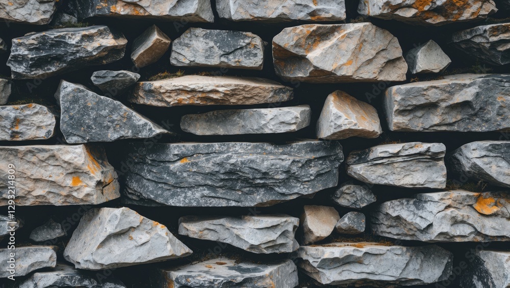 Poster stone rock texture wall background ideal for graphic design and text overlay applications