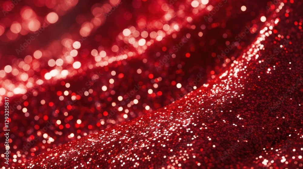 Poster vibrant red glittering abstract background creating a dazzling and festive atmosphere suitable for s