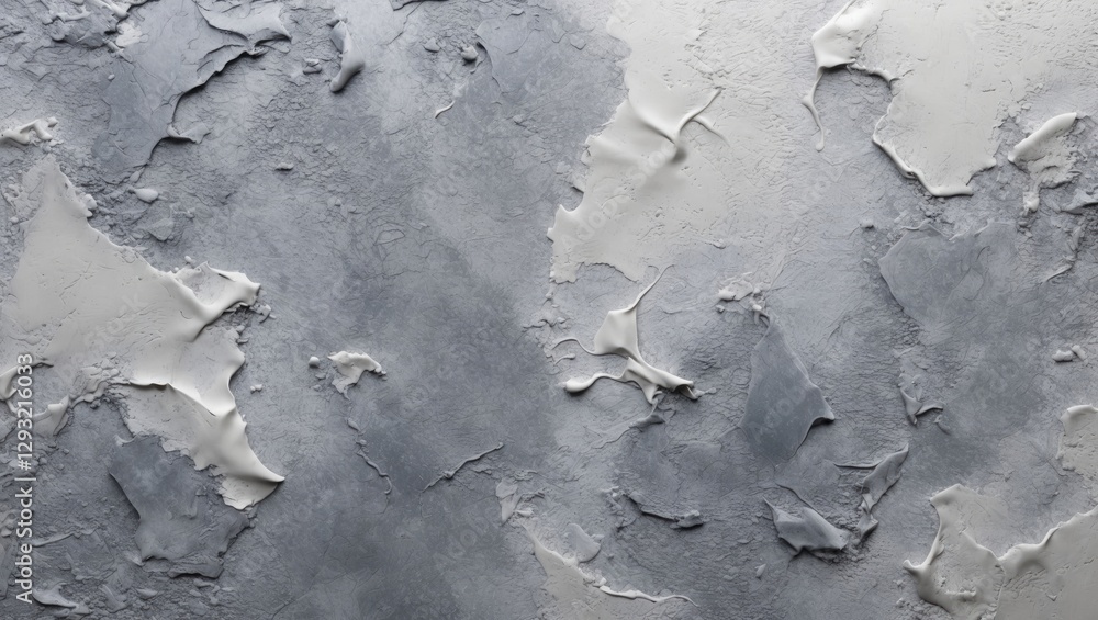 Poster textured grey abstract background with layers of white and grey paint for creative design and artist