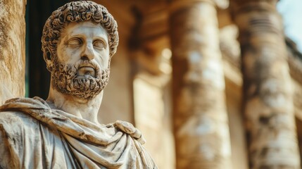 Ancient Roman Bust Sculpture - Detailed Architectural History