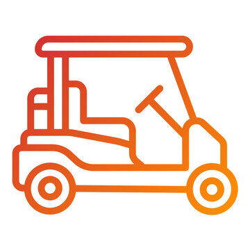 recommend clip art: Vector Design Golf Cart Icon Style