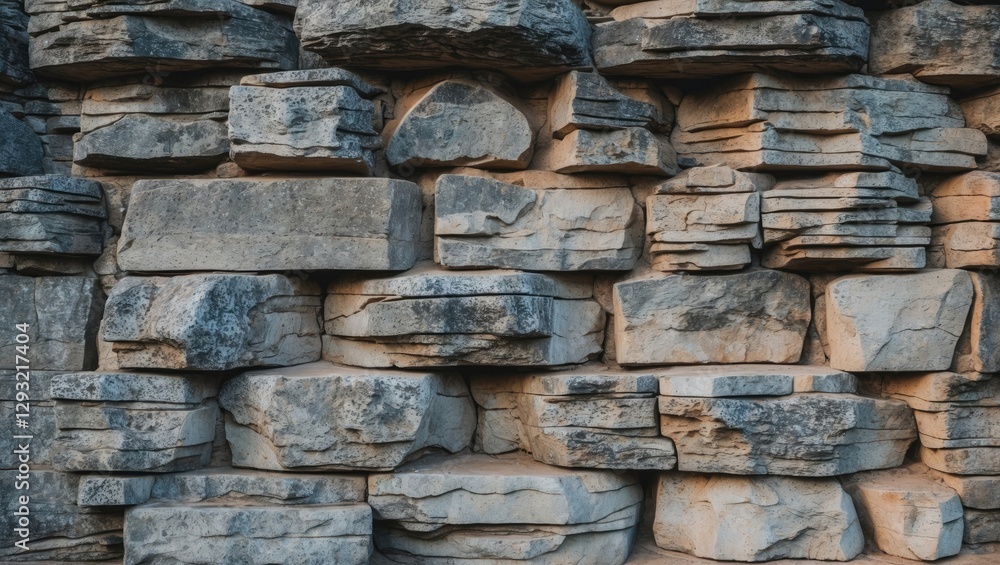 Aufkleber textured stone wall background ideal for design projects and copy space for creative applications