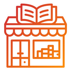 Vector Design Book Store Icon Style