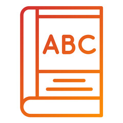 Vector Design English Literature Icon Style