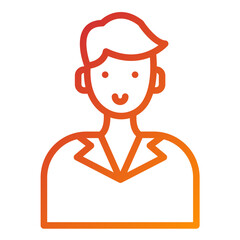Vector Design Customer Male Icon Style