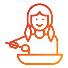 Vector Design Kids Menu Icon Style