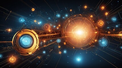 Creative inovative technology background