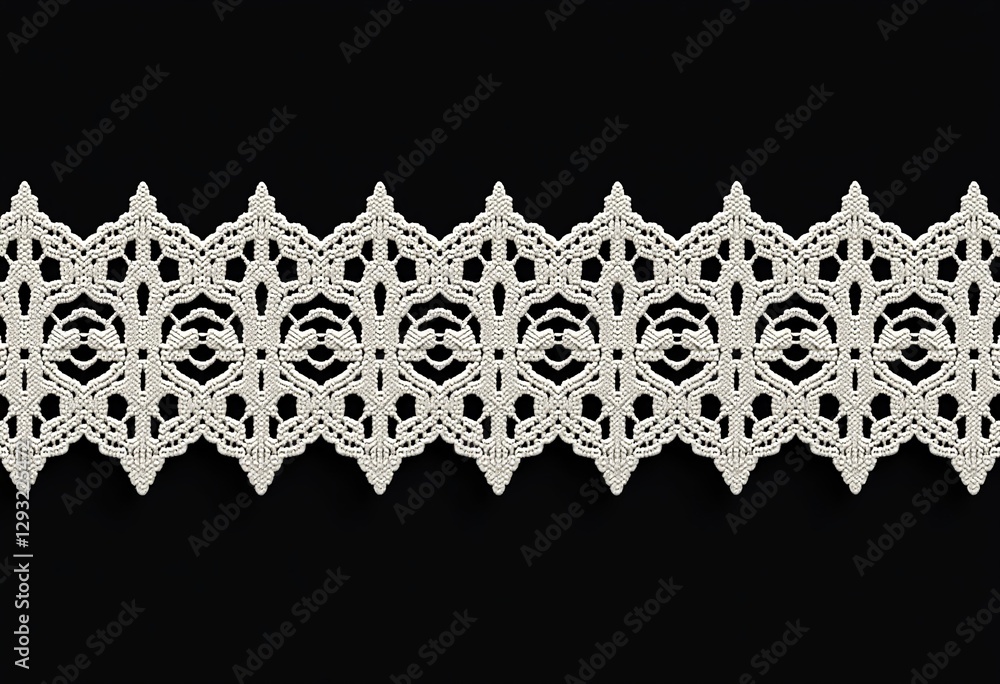 Poster create visually appealing fabric textures with this high-contrast pattern design, featuring white la