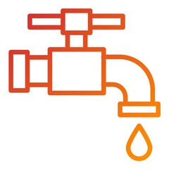 Vector Design Faucet Icon Style