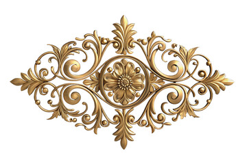 decorative ornament isolated on a white background