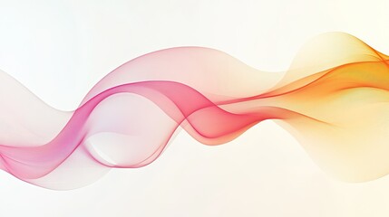 Imagine a striking abstract background with soft, elegant curves and subtle, meandering lines forming a harmonious pattern on a pure white surface