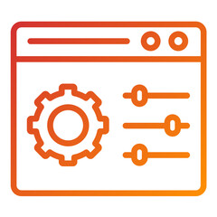 Vector Design Control Panel Icon Style