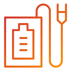 Vector Design Camera Battery Icon Style