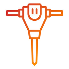 Jackhammer Vector Design Icon Style