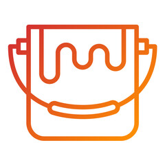 Paint Can Vector Design Icon Style