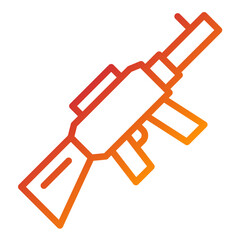 Gun Vector Design Icon Style