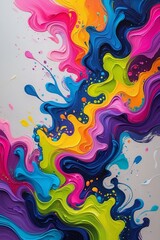 Obraz premium Color on the wall