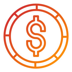 Dollar Sign Vector Design Icon Style