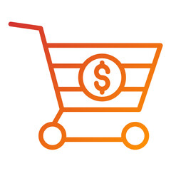 Shopping Cart Vector Design Icon Style