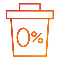 Zero Waste Vector Design Icon Style