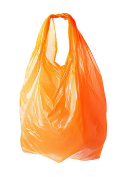 orange plastic bag