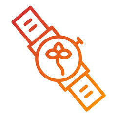 Eco Watch Vector Design Icon Style