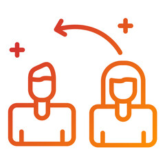 Swipe Left Vector Design Icon Style