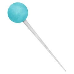 push pin isolated on white background