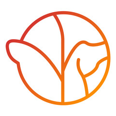 Brussels Sprouts Vector Design Icon Style