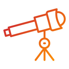 Telescope Vector Design Icon Style