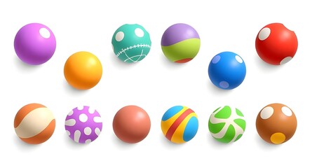 Colorful balls
