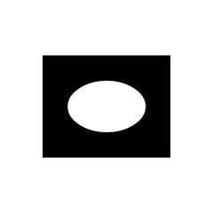 Oval in Square Icon

