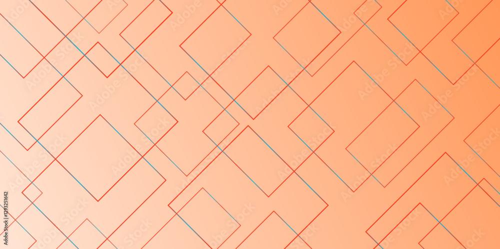 Poster creative modern and minimalist future geometric abstract background template. light pink vector illu