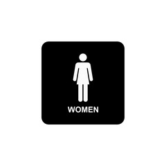 female sign in the box icon