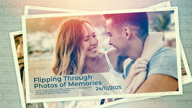 Flipping Through Photos of Memories