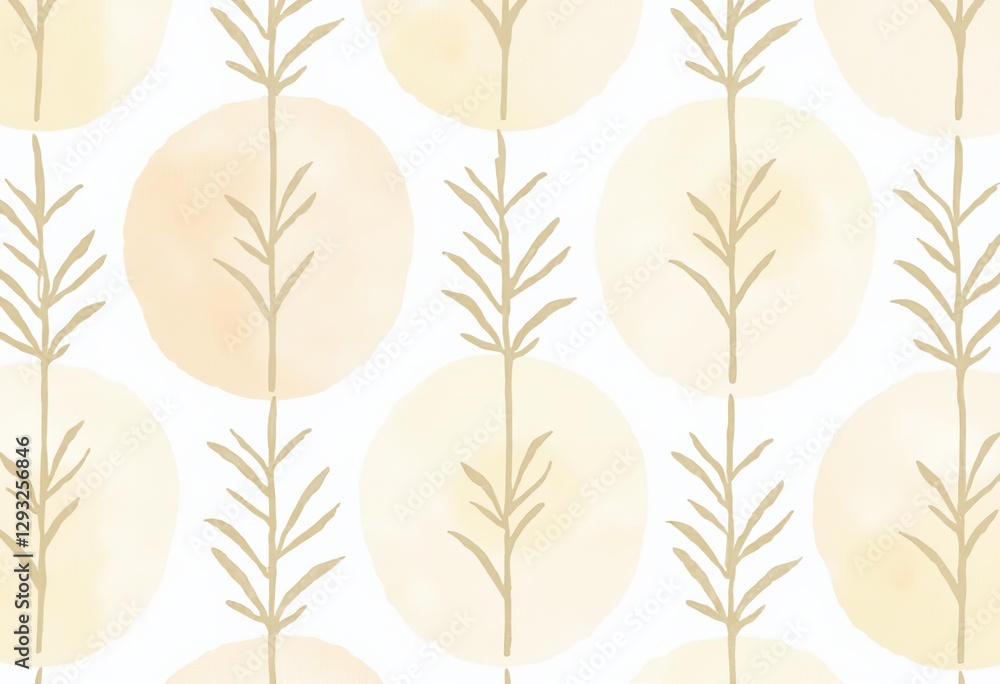 Poster add a touch of serenity to your projects with this seamless geometrical pattern, featuring soft, wat