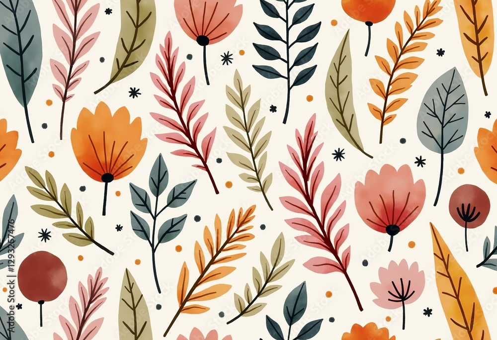 Poster design with elegance and simplicity using this seamless geometrical pattern, showcasing soft, waterc