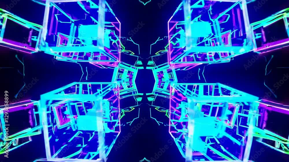 Poster abstract technology background with circuit