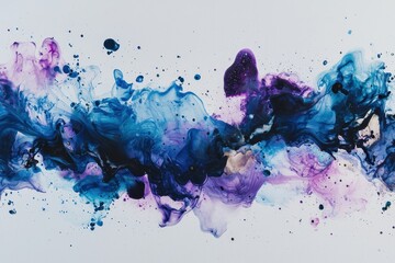 Fototapeta premium Abstract Fluid Art with Vibrant Swirls and Colorful Patterns