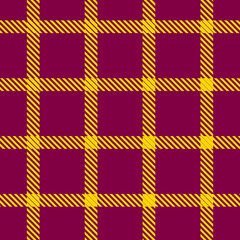 Bold burgundy and gold tartan pattern with a textured weave effect. Great for fall fashion, holiday decor, and festive packaging. Seamless and vibrant.