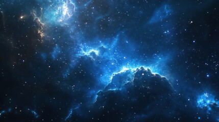 Fototapeta premium Cosmic nebula, swirling, space, star dust, deep sky, for science, educational, astronomy