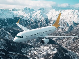 Fototapeta premium airplane, wing, plane, sky, city