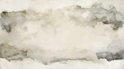 Soft Abstract Watercolor Background in Earthy Tones and Shades