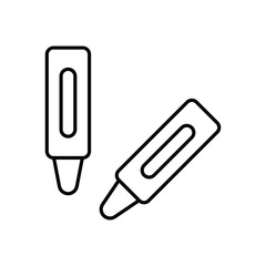 Crayons Vector icon
