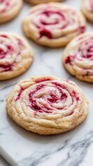 Scrumptious Strawberry Jam Swirl Cookies - A Delightful Treat