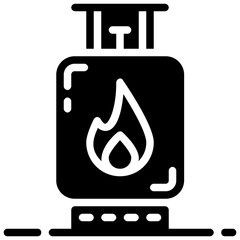 gas tank vector glyph icon