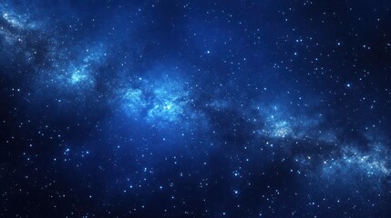 Naklejka premium Deep Space Nebula Across Cosmic Landscape