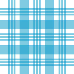 Bright blue and white gingham-style plaid pattern. Perfect for summer designs, children’s fashion, party decor, and beach-inspired projects. Seamless and cheerful.