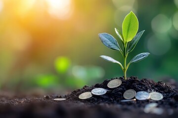 Seedling Growth: Investing, Finance, and the Sprout's Journey in Nature's Embrace